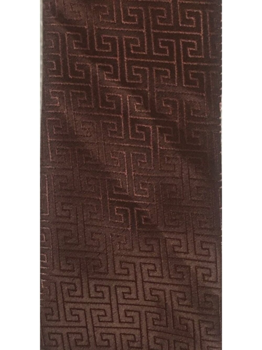 Neck Tie Men 2 Shades of Brown Geometric Pattern 3.5 inches Wide 57 inches Long